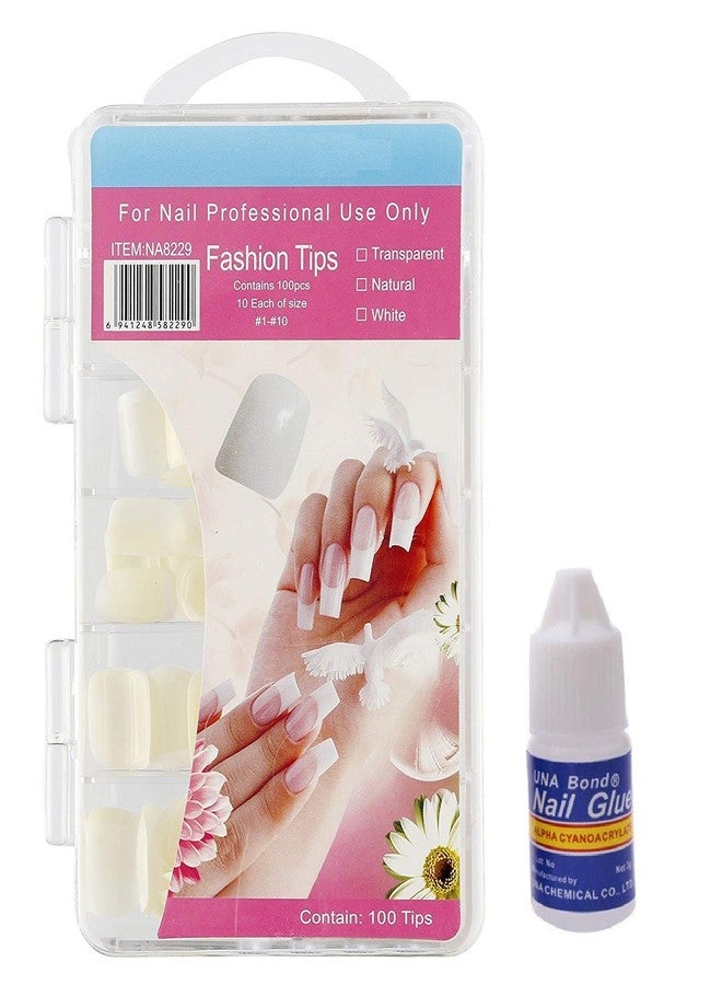 SoSh Nail Art Set for Girls (Multicolored) for Nail Art and Gifting Purpose with 100 Professional IMPORTED FAKE FALSE Nails Premium Parlour Quality with 1 Free Glue - Image 3