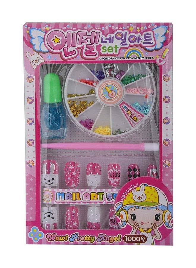 SoSh Nail Art Set for Girls (Multicolored) for Nail Art and Gifting Purpose with 100 Professional IMPORTED FAKE FALSE Nails Premium Parlour Quality with 1 Free Glue - Image 2