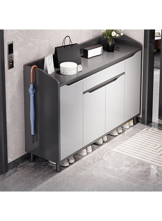 كيكي خزانة أحذية فاخرة متعددة الوظائف للمدخل وأدراج تخزين 140 سم - Image 1