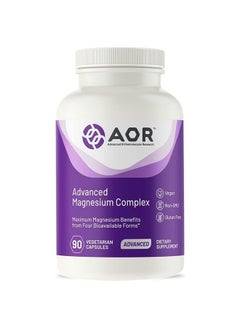 , Advanced Magnesium Complex, Dietary Supplement, Promotes bone and cardiovascular health, muscle and nerve function, 90 Capsules (90 Servings)
