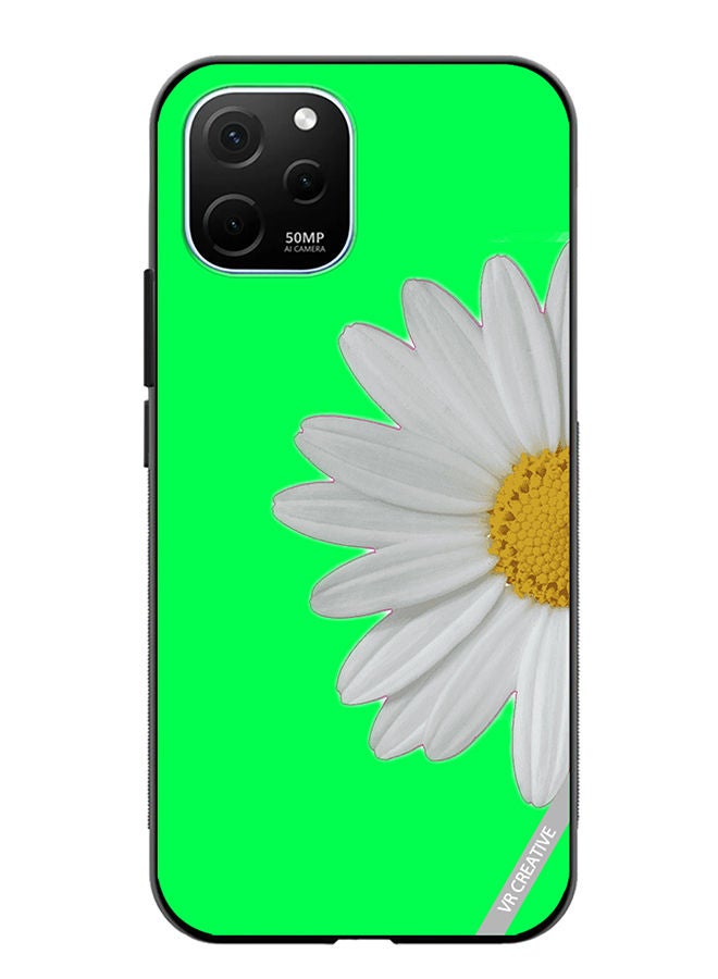 VR CREATIVE Protective Case Cover For Huawei Enjoy 50z Daisy Design Multicolour - Image 1