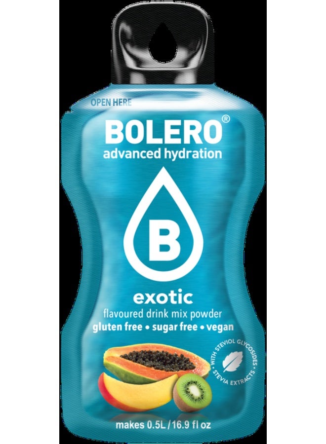 بوليرو منكهات الماء بوليرو - نكهة Exotic فواكه مشكلة (12*3 جرام) - Image 2