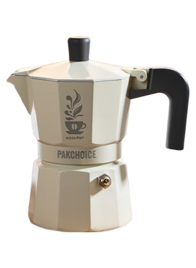 Pakchoice Moka Pot With Dual Valves, Home Italian-Style Dual-Valve Moka Pot, Small Electric Ceramic Stove Pour-Over Coffee Maker Set - Image 2