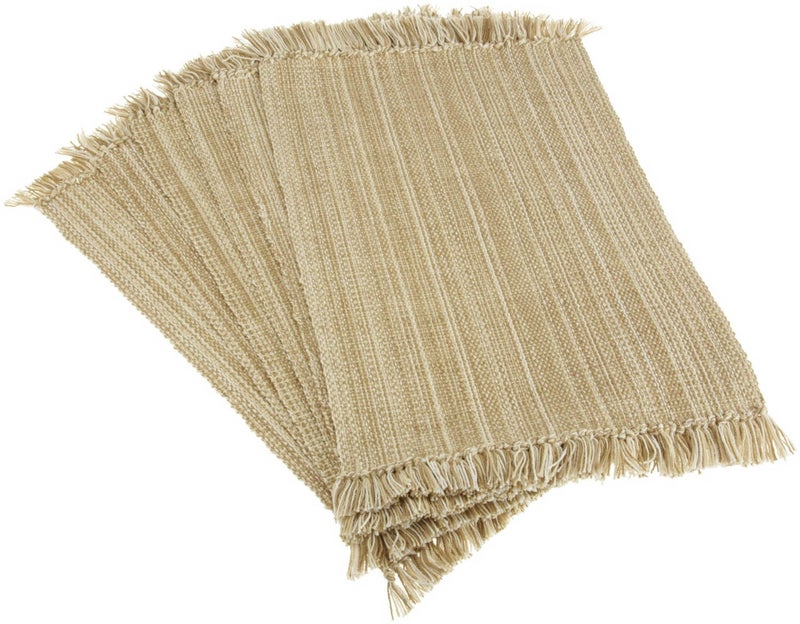 Design Imports DII Variegated Natural Fringe Placemat (Set of 6) - Image 1