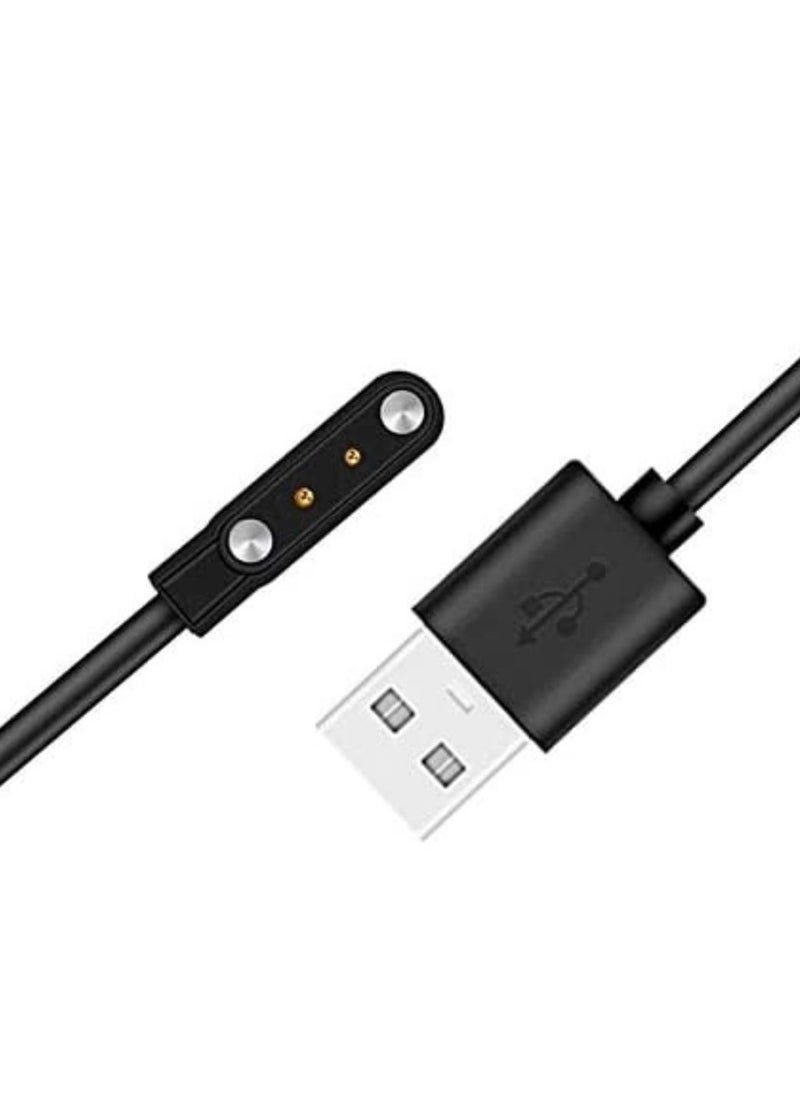 USB Charging Cable Cord Base Dock Charger Adapter Stand For Huawei Watch Fit | Fit 2 | Huawei Band 6 | Huawei Band 7 (Black) - Image 3