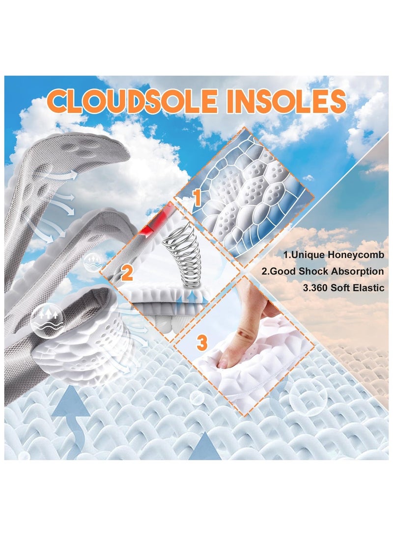 BreeJooy Cloud insoles,memory foam insoles for men and women,4D soft comfort insoles - Image 3