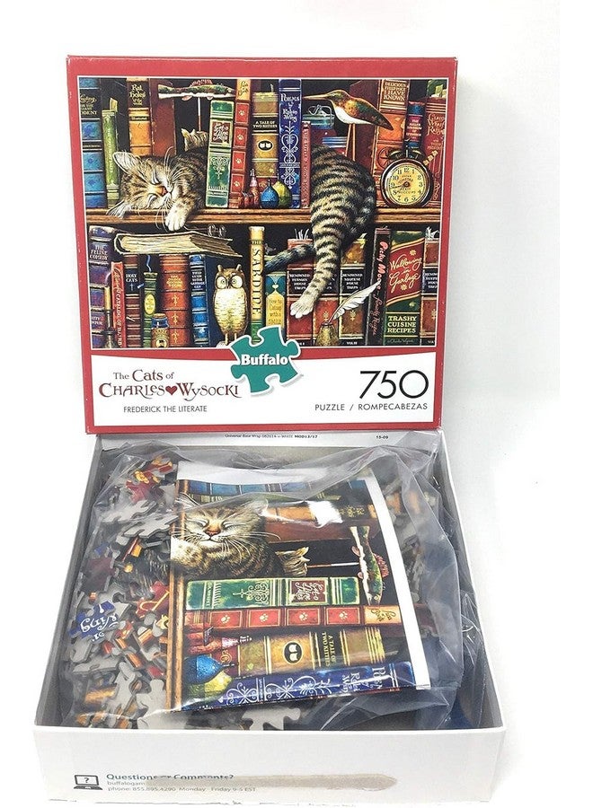 Buffalo Games - Charles Wysocki - Frederick the Literate - 750 Piece Jigsaw Puzzle Multicolor, 24"L X 18"W - Image 1