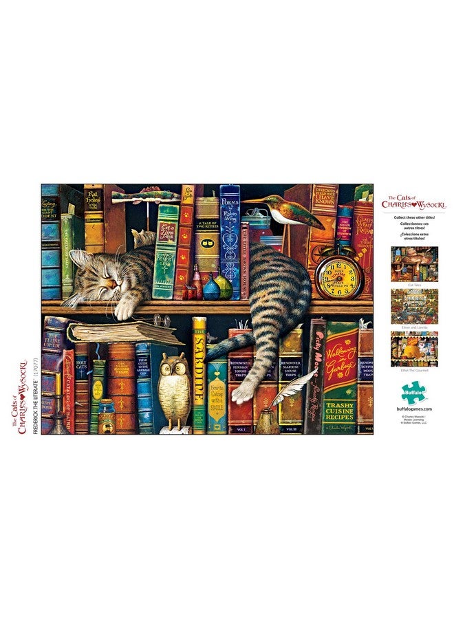 Buffalo Games - Charles Wysocki - Frederick the Literate - 750 Piece Jigsaw Puzzle Multicolor, 24"L X 18"W - Image 4