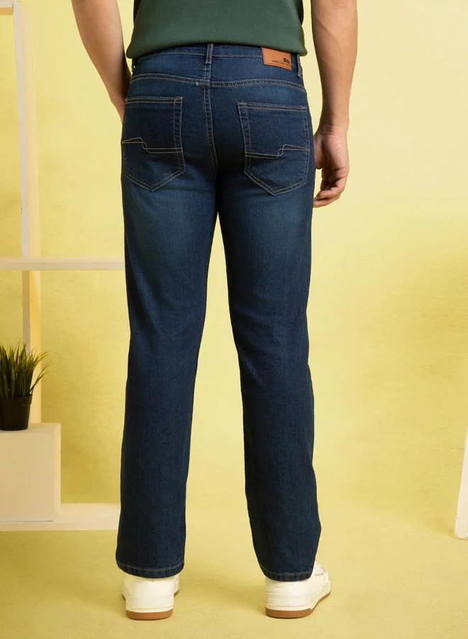 Dennis Lingo Classic Indigo Jeans For Men Featuring A Timeless Straight Fit Crafted From High Quality Denim