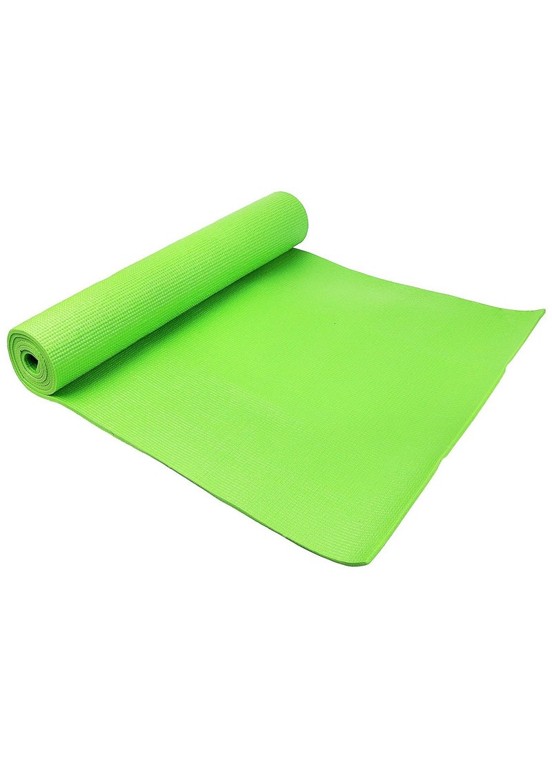 Generic PVC Yoga Exercise Mat With Carrying Bag 6MM Thick x173cm Lx61cm W, Green  - Image 4