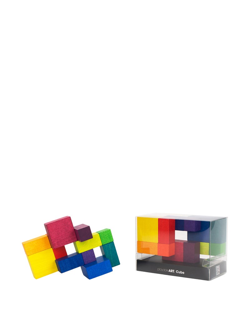 PLAYABLE ART Cube - Rainbow - Image 1