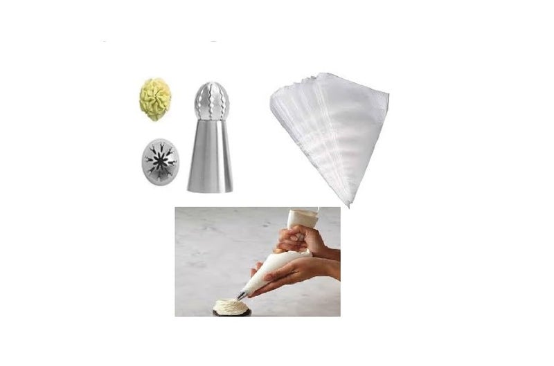 HPK Stainless Steel Speciality Icing Nozzle Steel Pack of 1 - Image 2
