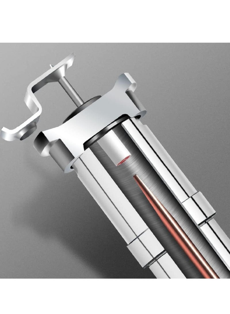 BlueFire Professional Ceiling Roofing Tool with Telescopic Pole – Adjustable Power Levels, Low Noise, Dust-Free, Fits 20-57mm Nails for HVAC, Ductwork & Construction - Image 2