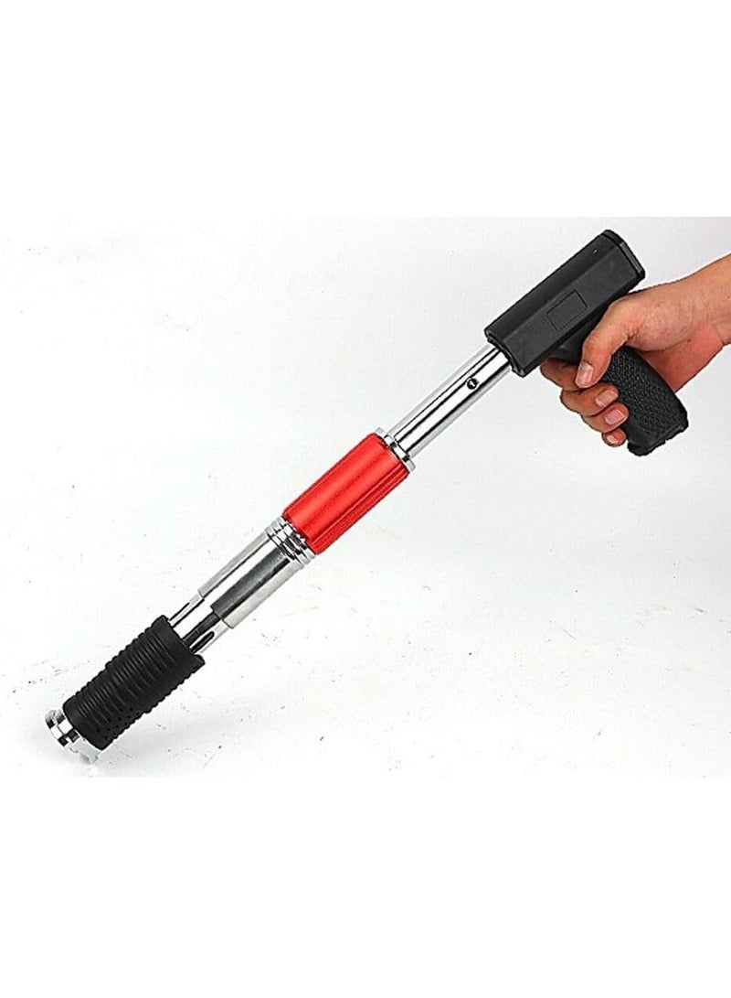 BlueFire Professional Ceiling Roofing Tool with Telescopic Pole – Adjustable Power Levels, Low Noise, Dust-Free, Fits 20-57mm Nails for HVAC, Ductwork & Construction - Image 4