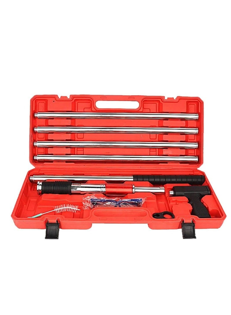 BlueFire Professional Ceiling Roofing Tool with Telescopic Pole – Adjustable Power Levels, Low Noise, Dust-Free, Fits 20-57mm Nails for HVAC, Ductwork & Construction - Image 1