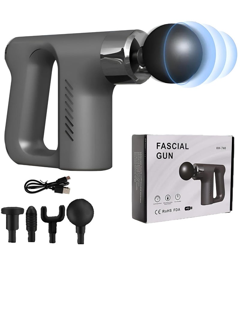 ELTRAZONE "Massage Gun Deep Tissue Percussion Mini Massager – Handheld Electric Body Massager for Pain Relief, Portable with Super Quiet Brushless Motor (Black)" - Image 1