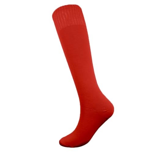 Fitliva Tube Dress Multi Color Assorted Multicolor Socks Coach Volleyball Baseball Cheerleader Sports (3Pack-Black Blue Red) - Image 3