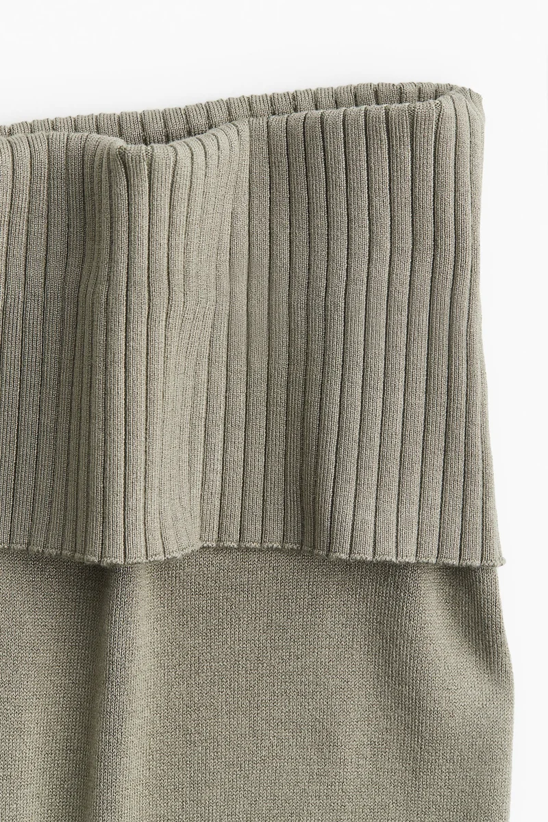 اتش اند ام Flared Fine-Knit Trousers