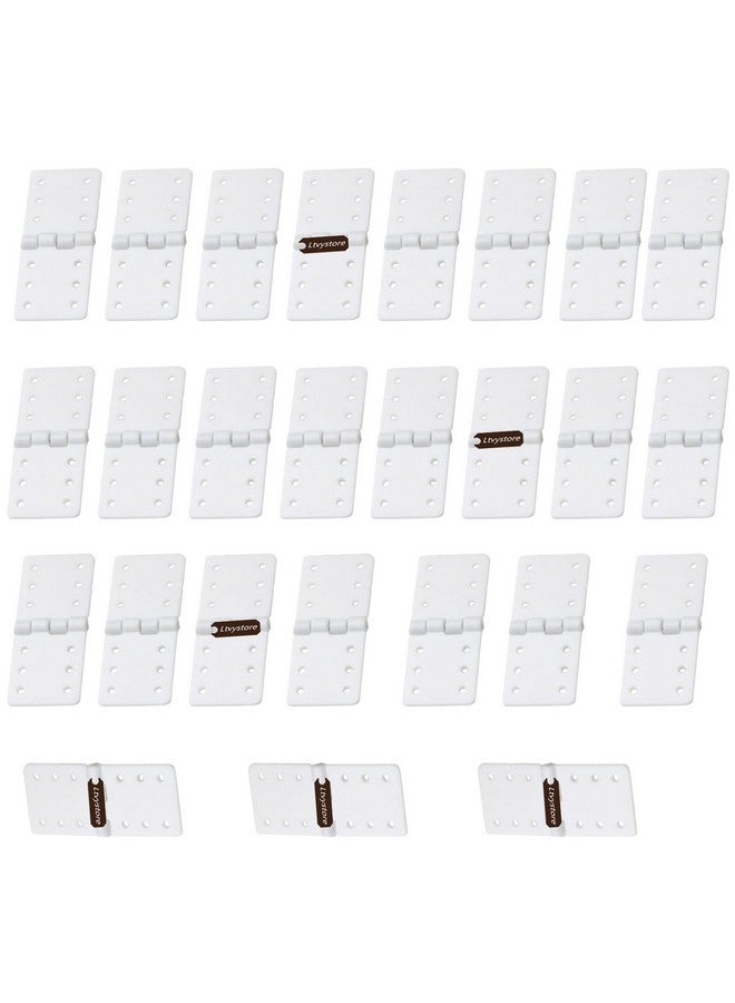 Ltvystore 75Pcs 3Sizes White Pinned Hinge With Removable Split Pins Compatible With Rc Airplane Parts Diy Accessories - Image 3