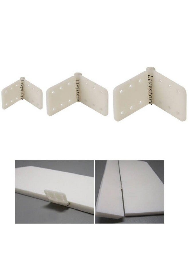 Ltvystore 75Pcs 3Sizes White Pinned Hinge With Removable Split Pins Compatible With Rc Airplane Parts Diy Accessories - Image 4