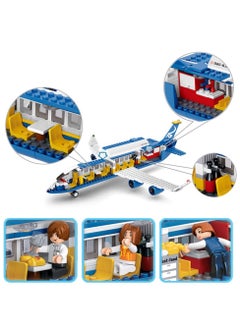 XiuWoo 463 Pieces Building Blocks City Airplane Station Toy for 6-12 Years Old Boys,City Airport Building Kits Kids Toys STEM Learning Building Bricks, for 6-12 Children  - Image 4