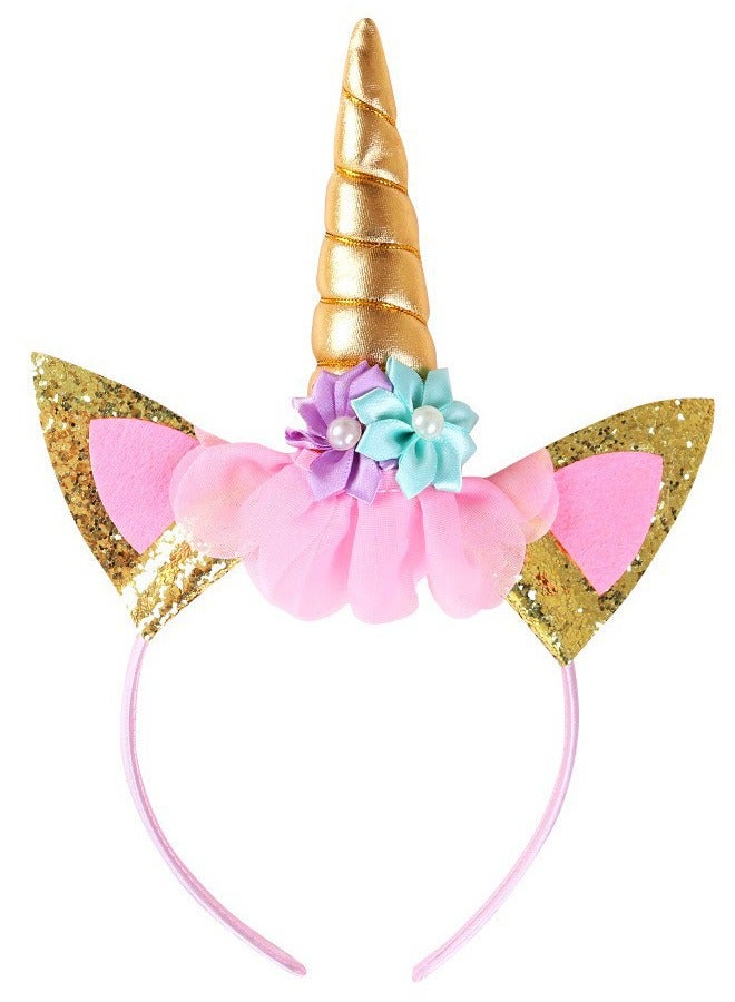 Loquat Unicorn Princess Costume Set Birthday Party Dresses For Kids 3-8 Years Old - Image 5