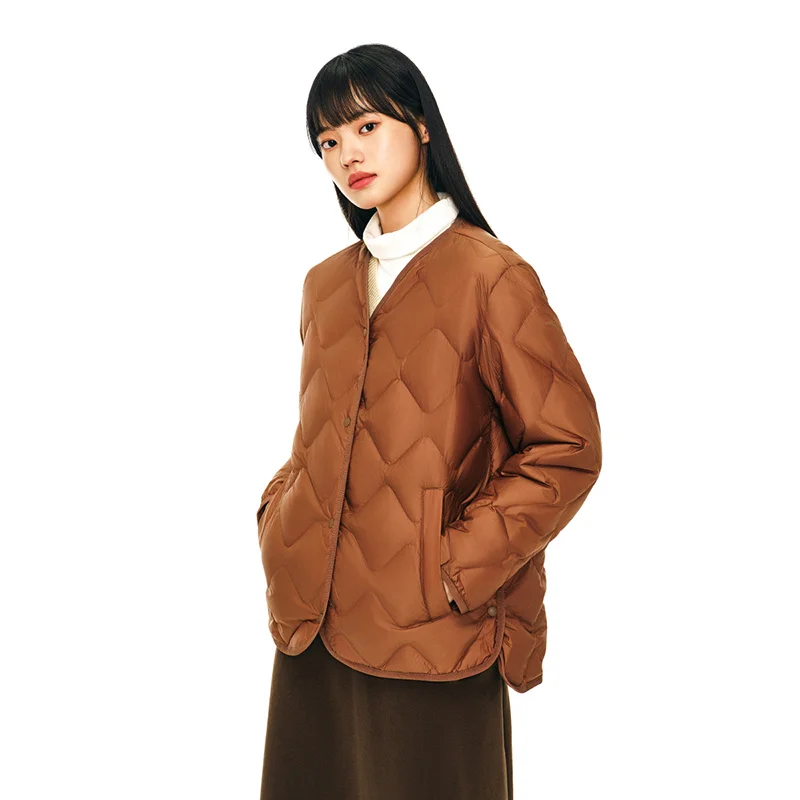 ANTA COMMUTE Down Jacket - Cross Training Brown