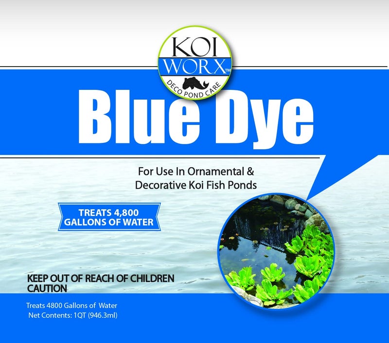 Koi Worx KoiWorx Blue Dye - Ornamental and Decorative Pond Dye, Water Features and Fountains, Safe for Koi - 16oz - Image 5