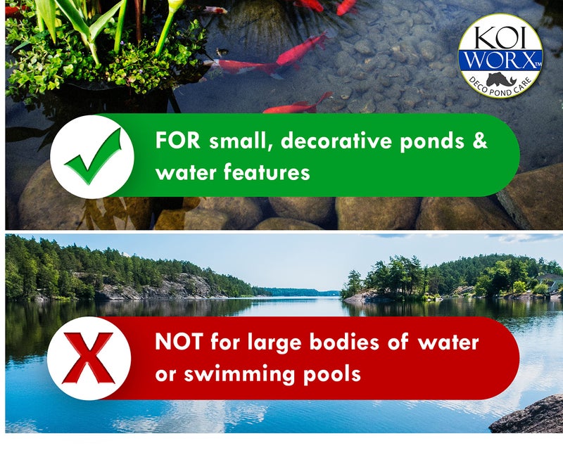 Koi Worx KoiWorx Blue Dye - Ornamental and Decorative Pond Dye, Water Features and Fountains, Safe for Koi - 16oz - Image 3