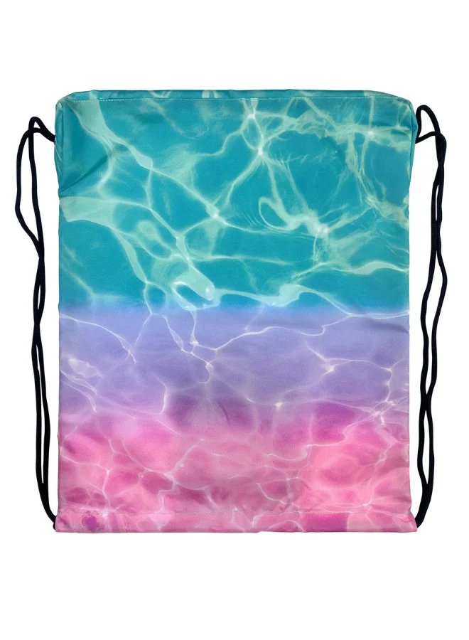 JUST HYPE Drawstring Sports Bag - Pastel Pool