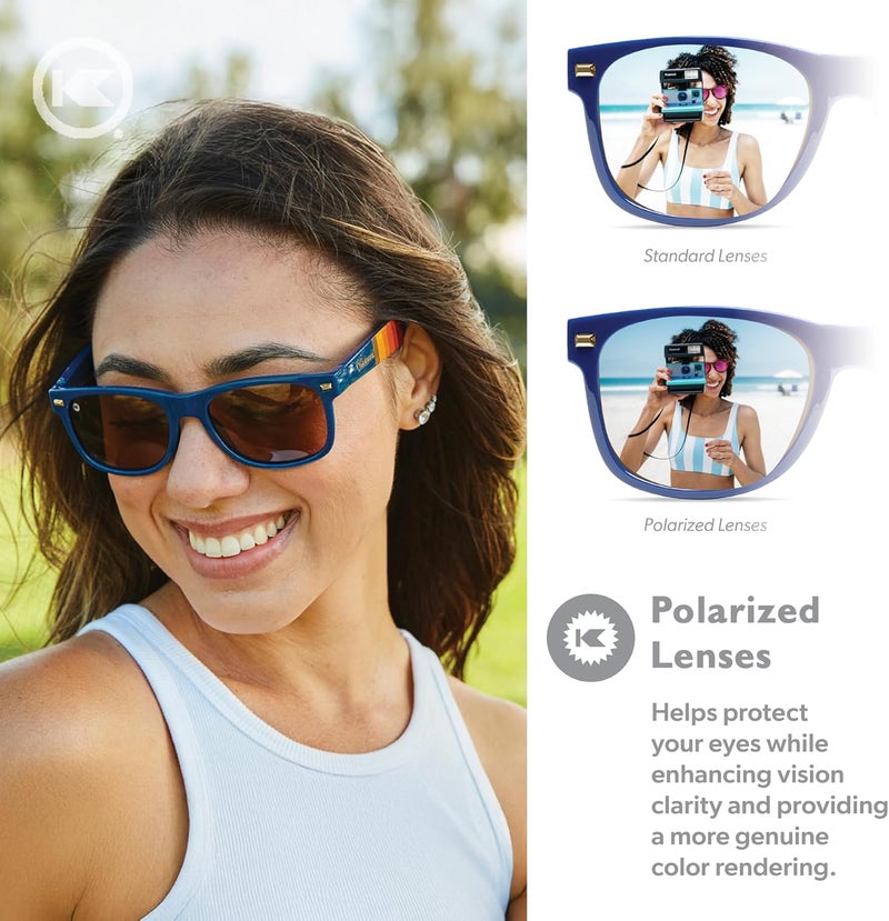 Knockaround نظارات شمسية قطبية فورت نوكس للرجال والنساء - حماية UV400 - Image 4