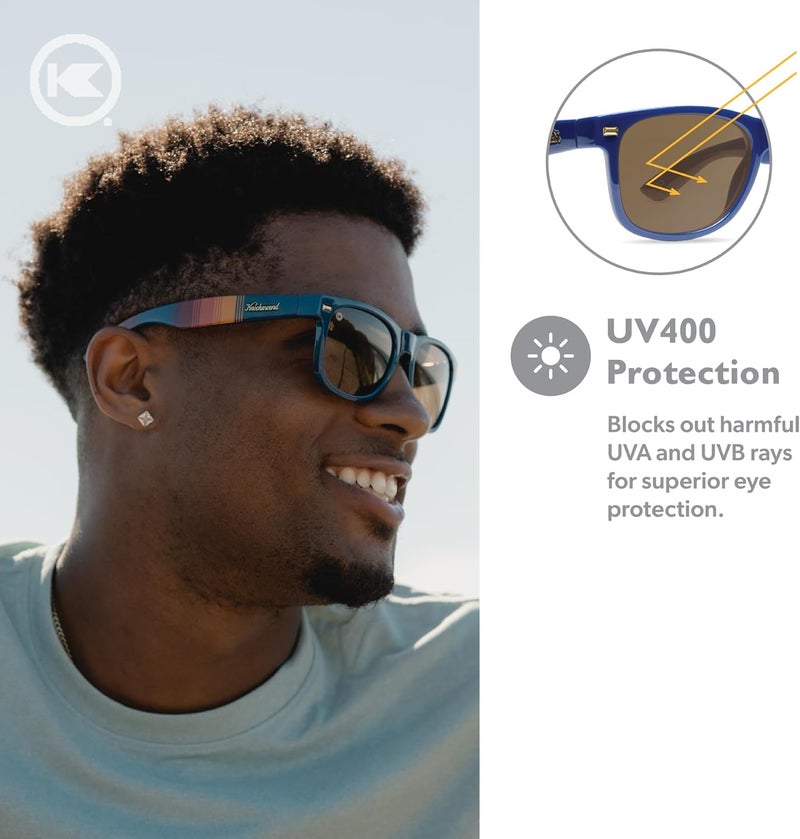 Knockaround نظارات شمسية قطبية فورت نوكس للرجال والنساء - حماية UV400 - Image 3