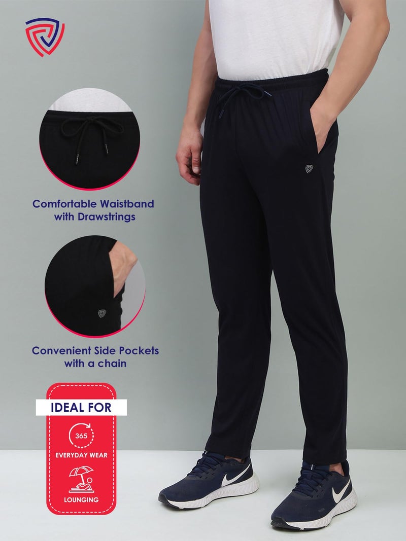 Lux Cozi Solid Regular Fit Cotton Trackpant for Men_COZI_2151_BLK_XL_1PC - Image 4