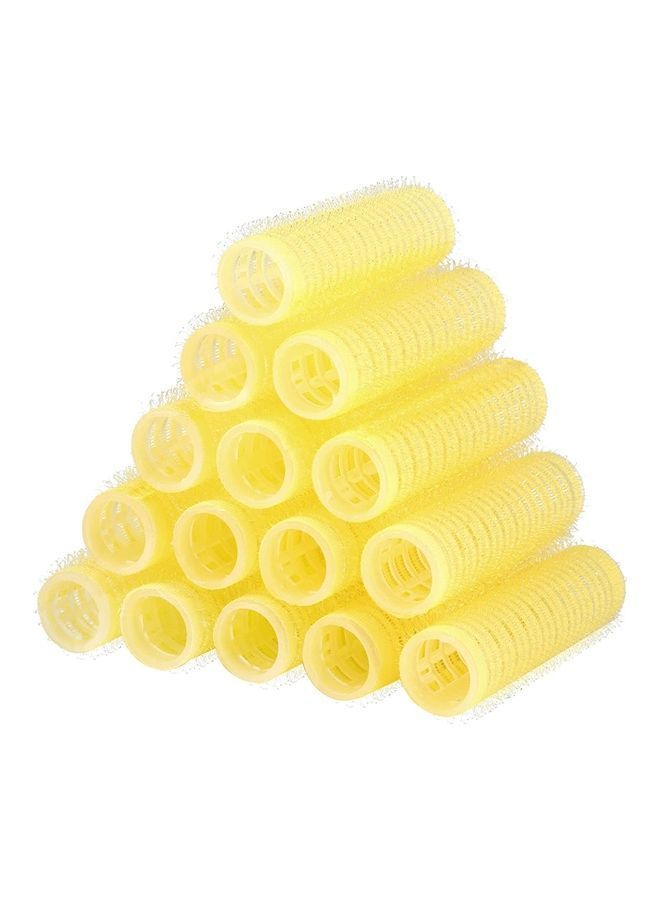 نيبمينينت مجموعة من 15 لفافة شعر ذاتية الإمساك أصفر - Image 1