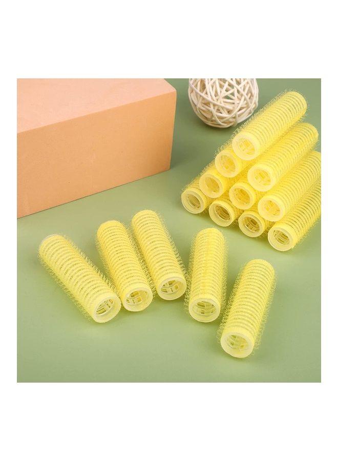 نيبمينينت مجموعة من 15 لفافة شعر ذاتية الإمساك أصفر - Image 5