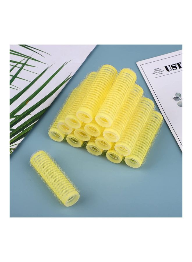 نيبمينينت مجموعة من 15 لفافة شعر ذاتية الإمساك أصفر - Image 4