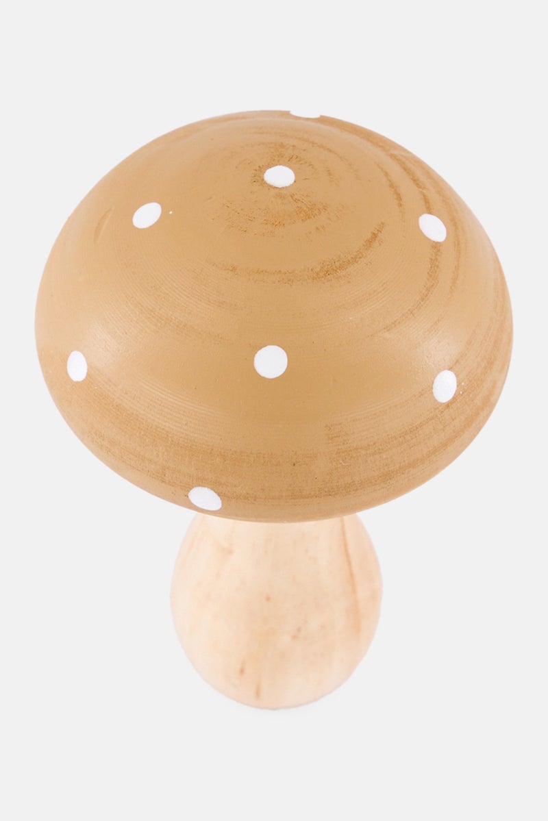 Muy Mucho Mushroom Figure 8,5 x 8,5 x 13 cm, Beige  - Image 2