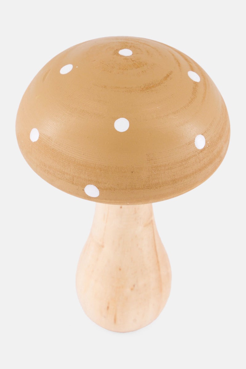 Muy Mucho Mushroom Figure 8,5 x 8,5 x 13 cm, Beige  - Image 3