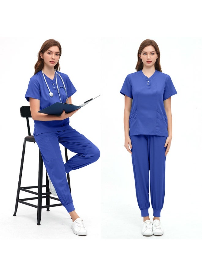 NIBEMINENT Doctor Nurse Scrub Set Medical Uniforms Women Jogger Set Hospital Accessories Operating Room Surgical Uniform Workwear - Image 1