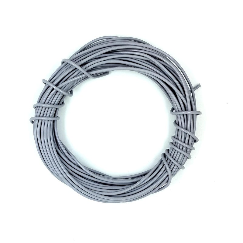INVENTO 1mtr 20 AWG 05 sqmm 15A Tinned Copper PVC Wire Flexible Grey Cable 17mm Dia High Temperature for DIY - Image 4
