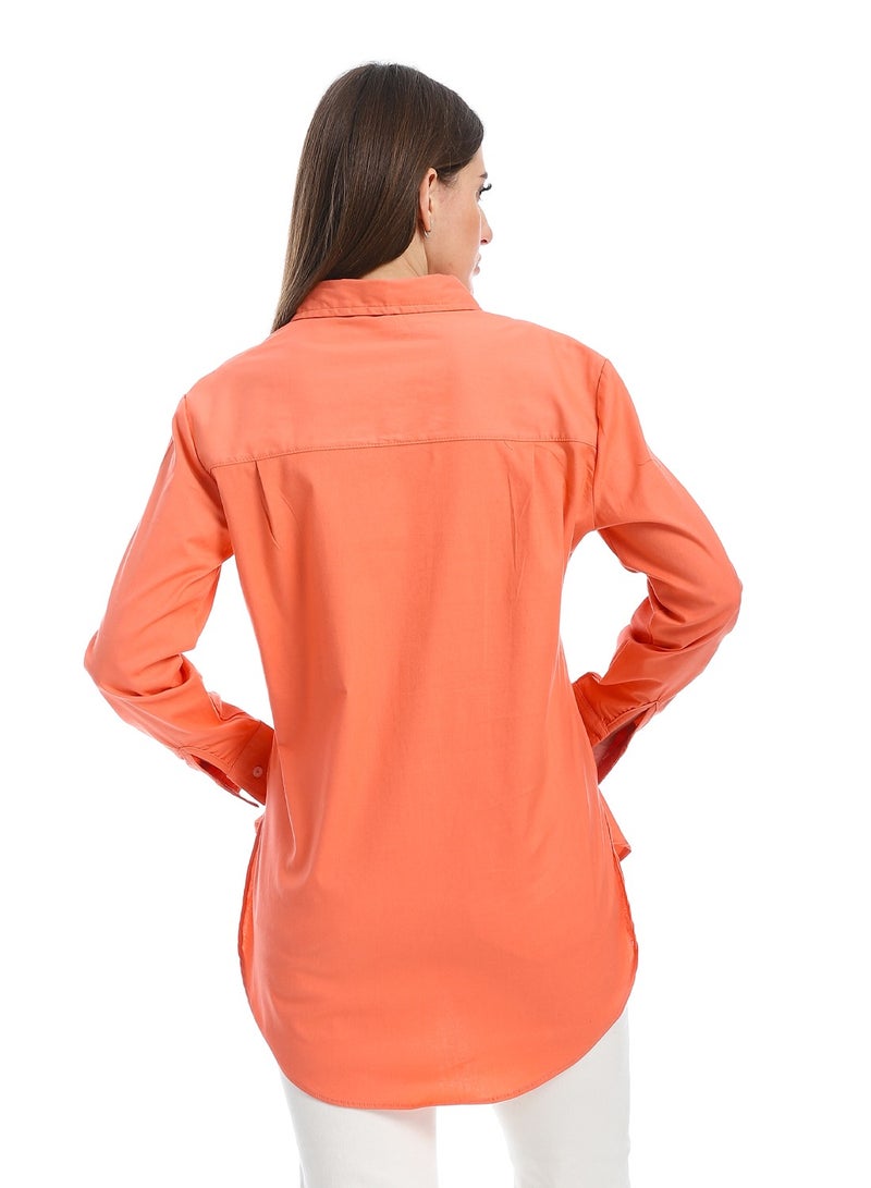 Andora Solid Long Sleeves Buttoned Basic Shirt_Simon - Image 3