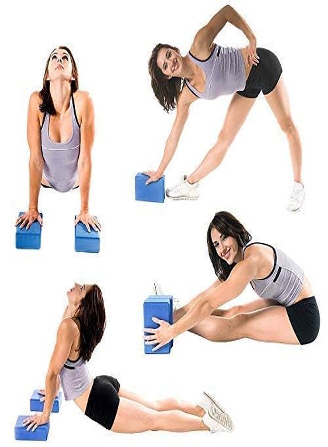 JUDEE Yoga EVA Foam Block to Support and Deepen Poses, Improve Strength and Aid Balance and Flexibility - Set of 2 - Image 4