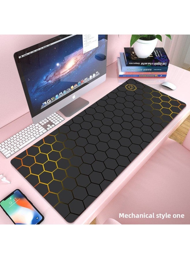 Large Mouse Pad Cad Office Shortcut Encyclopedia Large Desktop Ps Computer Desk Pad Keyboard Mat For Boys And Girls-Color:400*900*4mm-Pattern:Lotus Pond Koi - Image 2