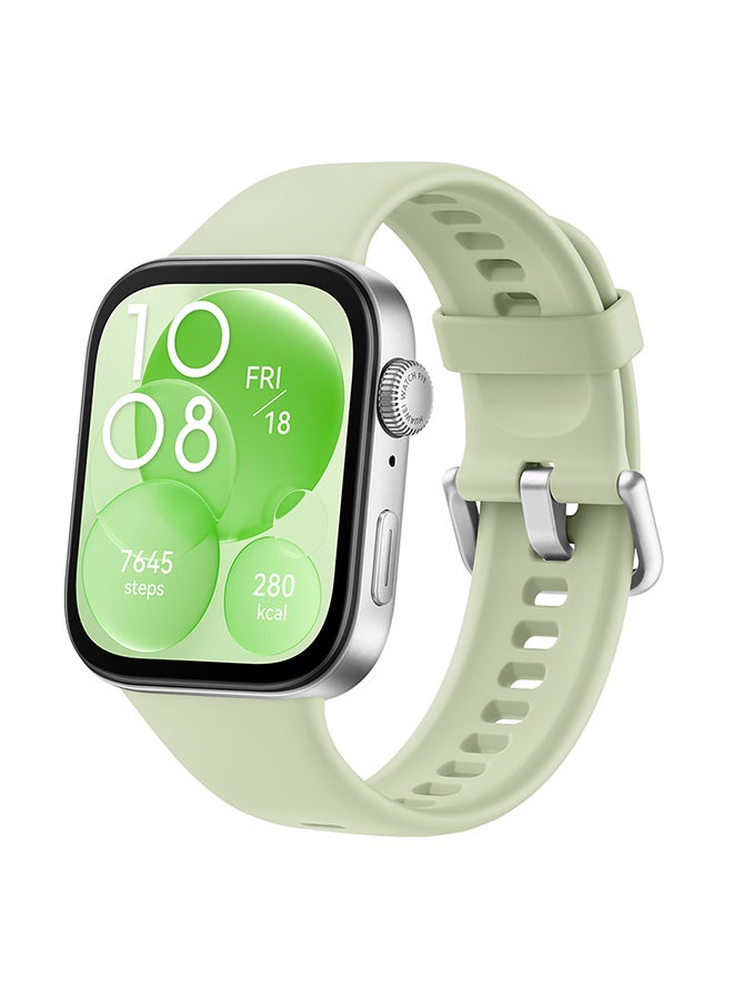 هواوي ساعة ذكية Watch Fit 3، شاشة Amoled مقاس 1.82 بوصة، تصميم مريح وأنيق، مدرب تمرين علمي، إدارة صحية مطورة، متوافقة مع iOS وAndroid - Image 1