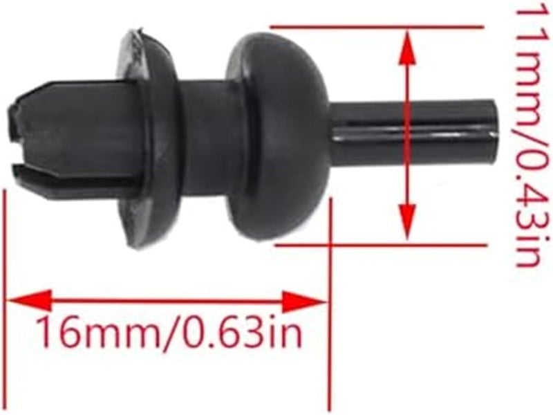 Vuzmode Rear Parcel Shelf String Clips for Opel Corsa F - Image 4