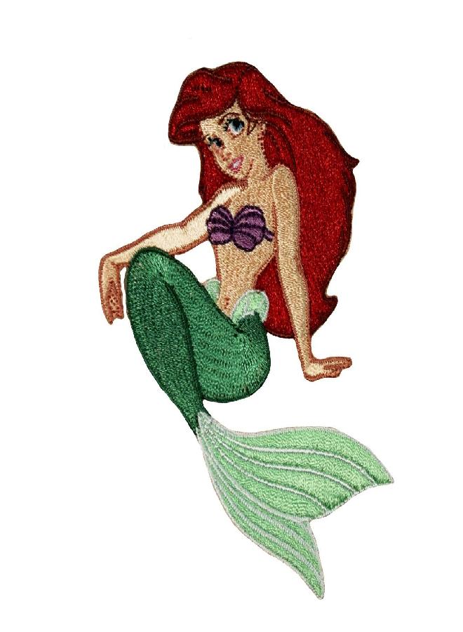 Loungefly Princess Ariel Patch The Little Mermaid Cute Kids Disney Movie Iron On Applique - Image 4