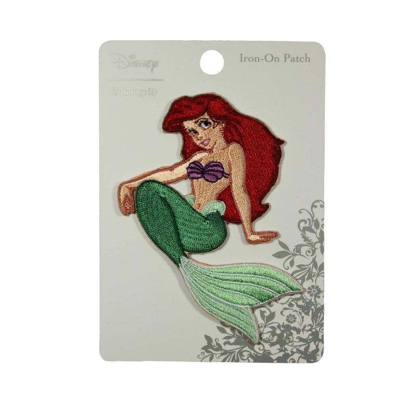 Loungefly Princess Ariel Patch The Little Mermaid Cute Kids Disney Movie Iron On Applique - Image 2