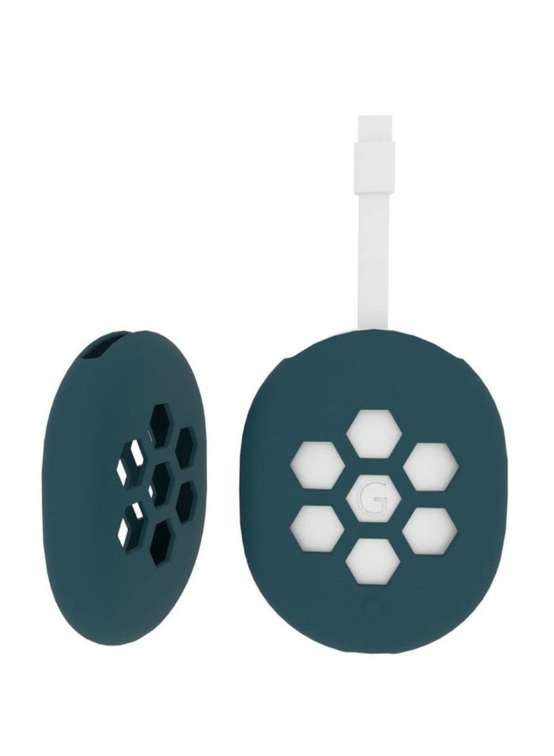 O Ozone Silicone Case Protective Cover For Google Chromecast TV 2020 TV BOX , Lightweight Anti-Slip Shockproof TV Set Top Box Sleeve Cover - Green  - Image 1