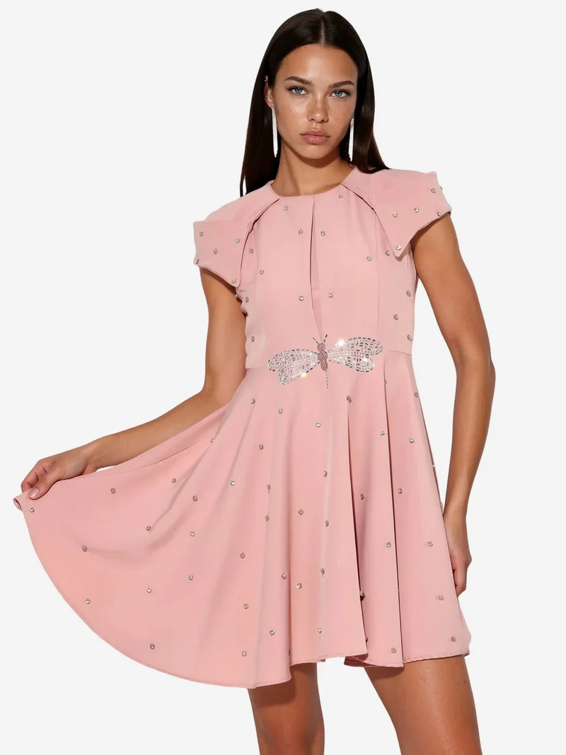 جينيفر Women's A-line Mini Dress With Sequins