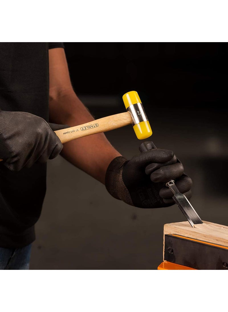 Stanley STANLEY 16089 3Piece Wood Chisel Set with AntiRust Properties for Shaping Cutting Wood Surfaces 12x7 3434x7 341x7 34 GREY BLACK Made in Singapore  - Image 2